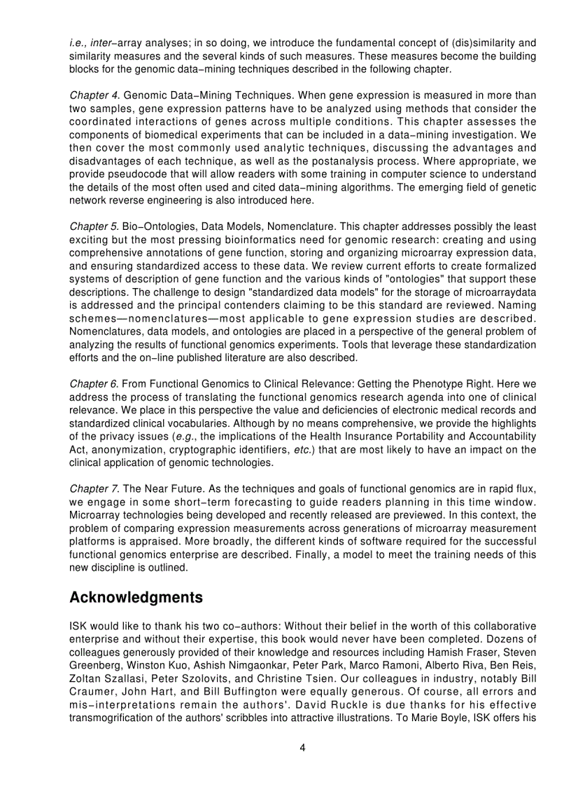 image for page Microarrays for an Integrative Genomics Computational Molecular Biology