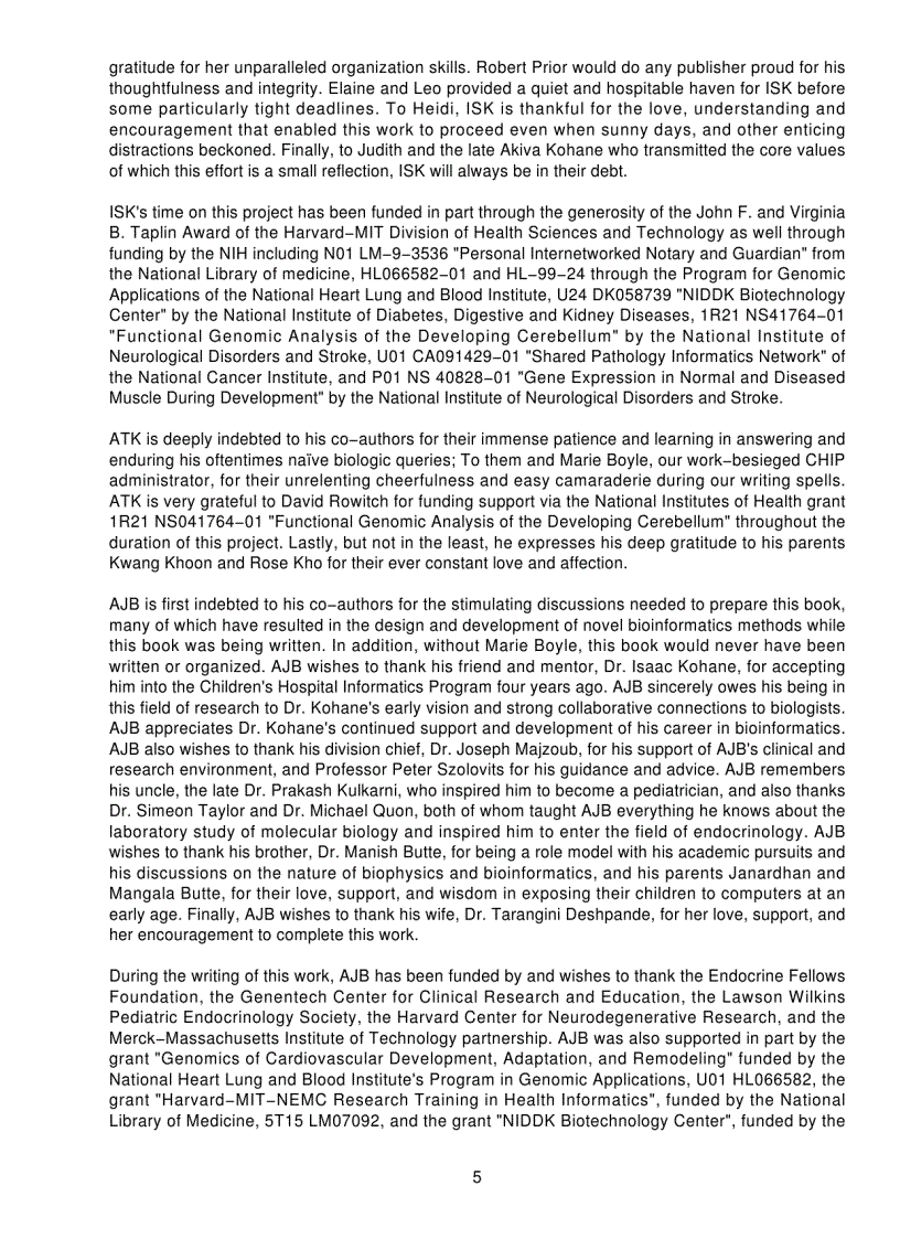 image for page Microarrays for an Integrative Genomics Computational Molecular Biology