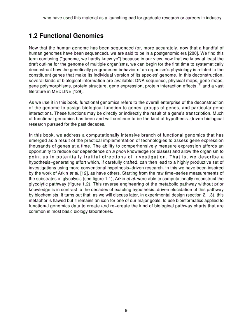image for page Microarrays for an Integrative Genomics Computational Molecular Biology