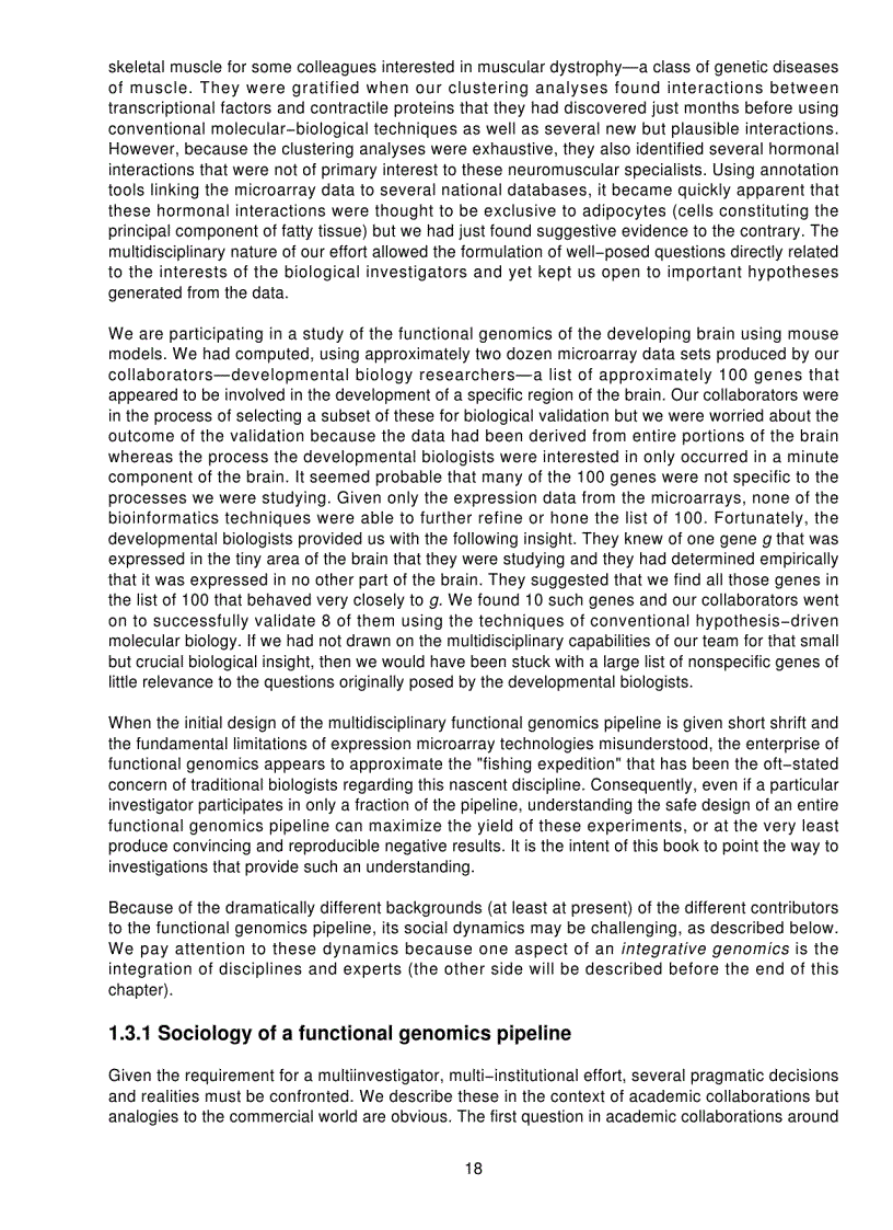 image for page Microarrays for an Integrative Genomics Computational Molecular Biology
