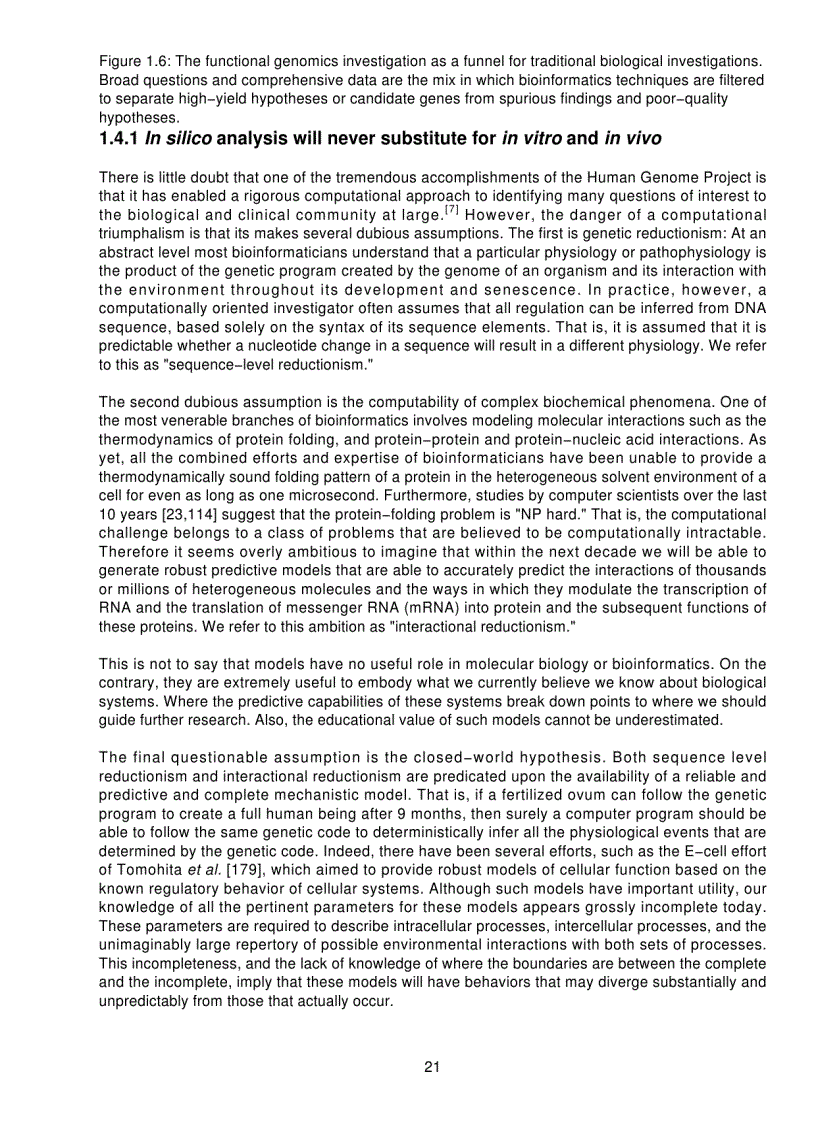 image for page Microarrays for an Integrative Genomics Computational Molecular Biology