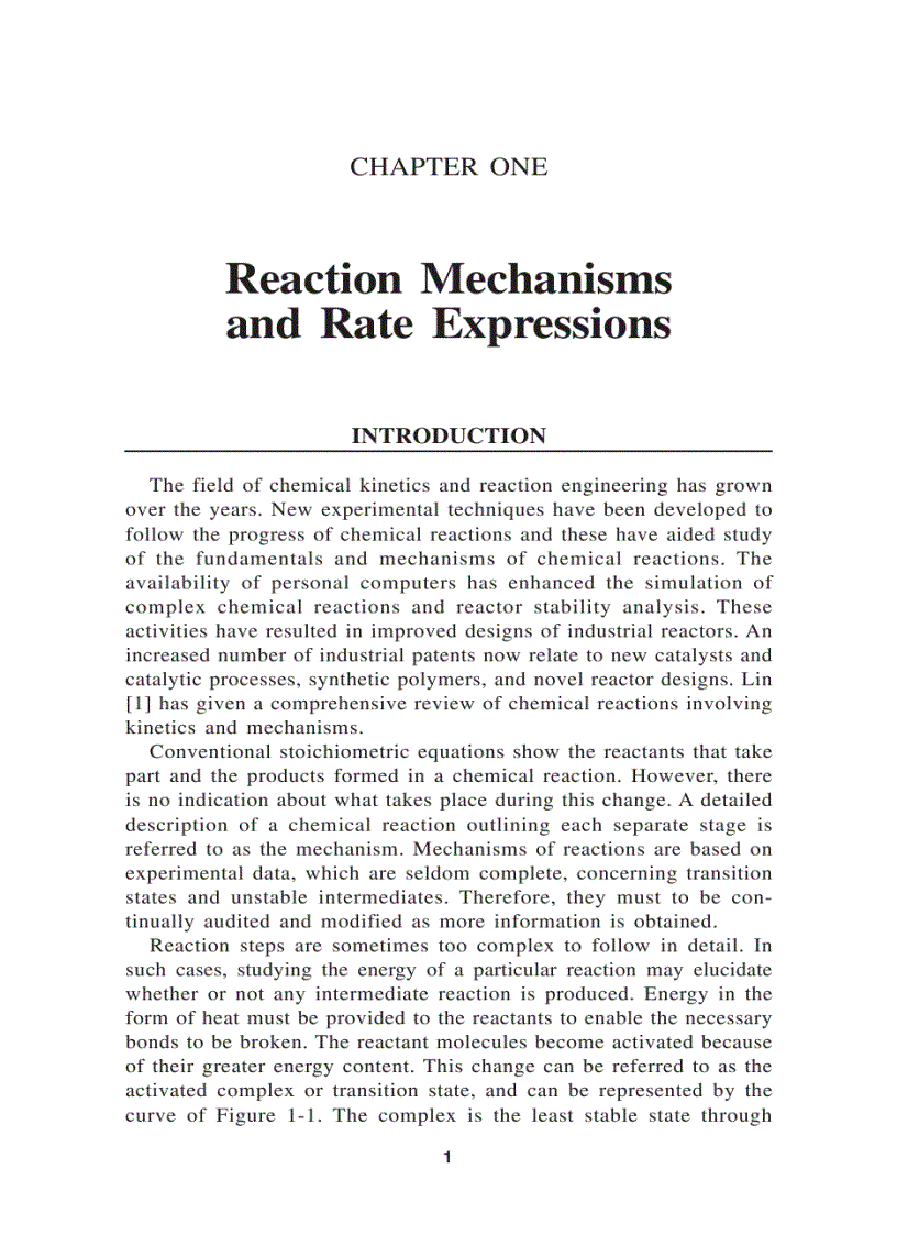 image for page Modeling of Chemical Kinetics and Reactor Design
