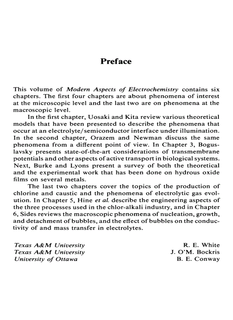 image for page MODERN ASPECTS OF ELECTROCHEMISTRY No 18