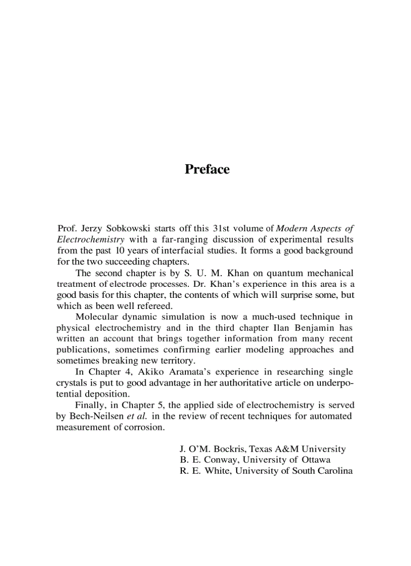 image for page MODERN ASPECTS OF ELECTROCHEMISTRY No 31