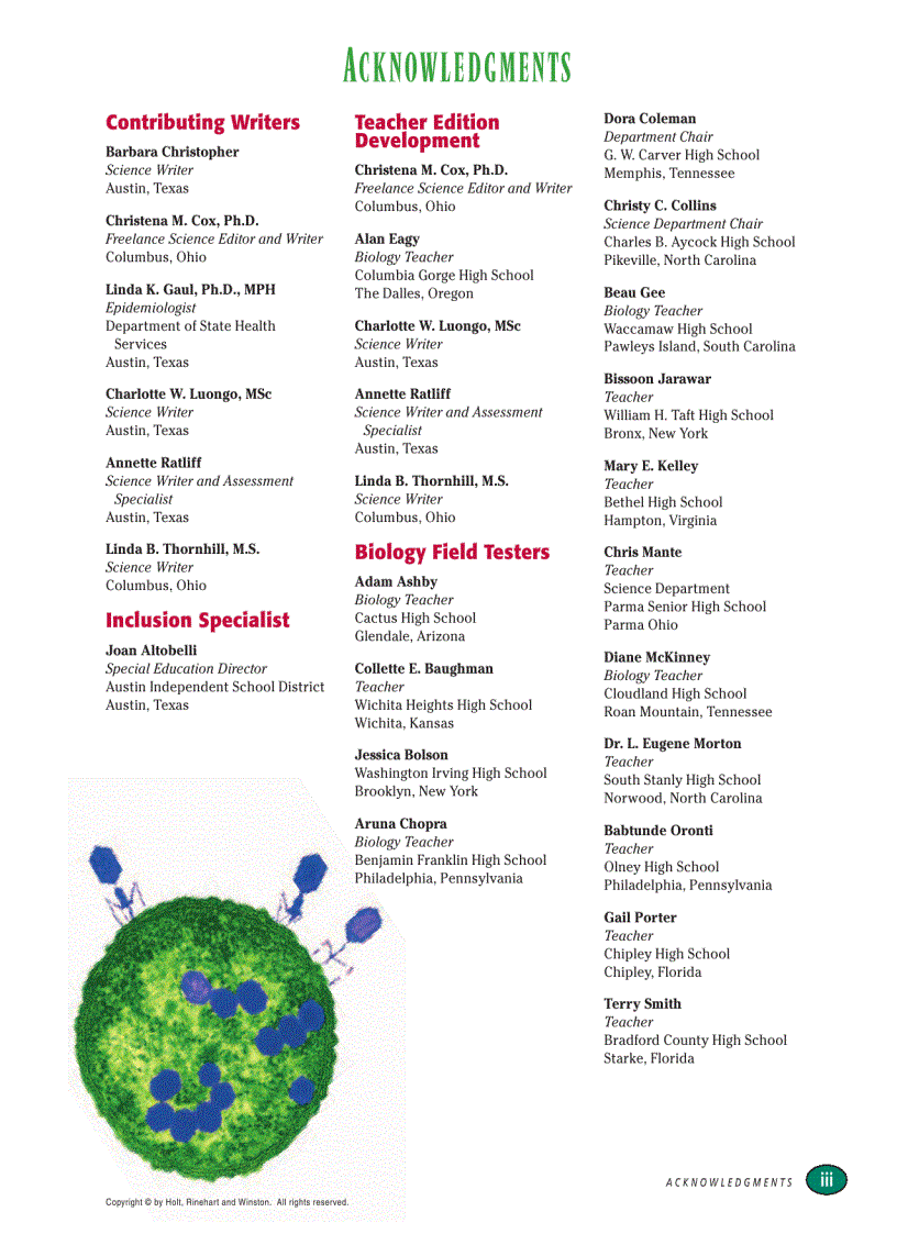 image for page Modern Biology