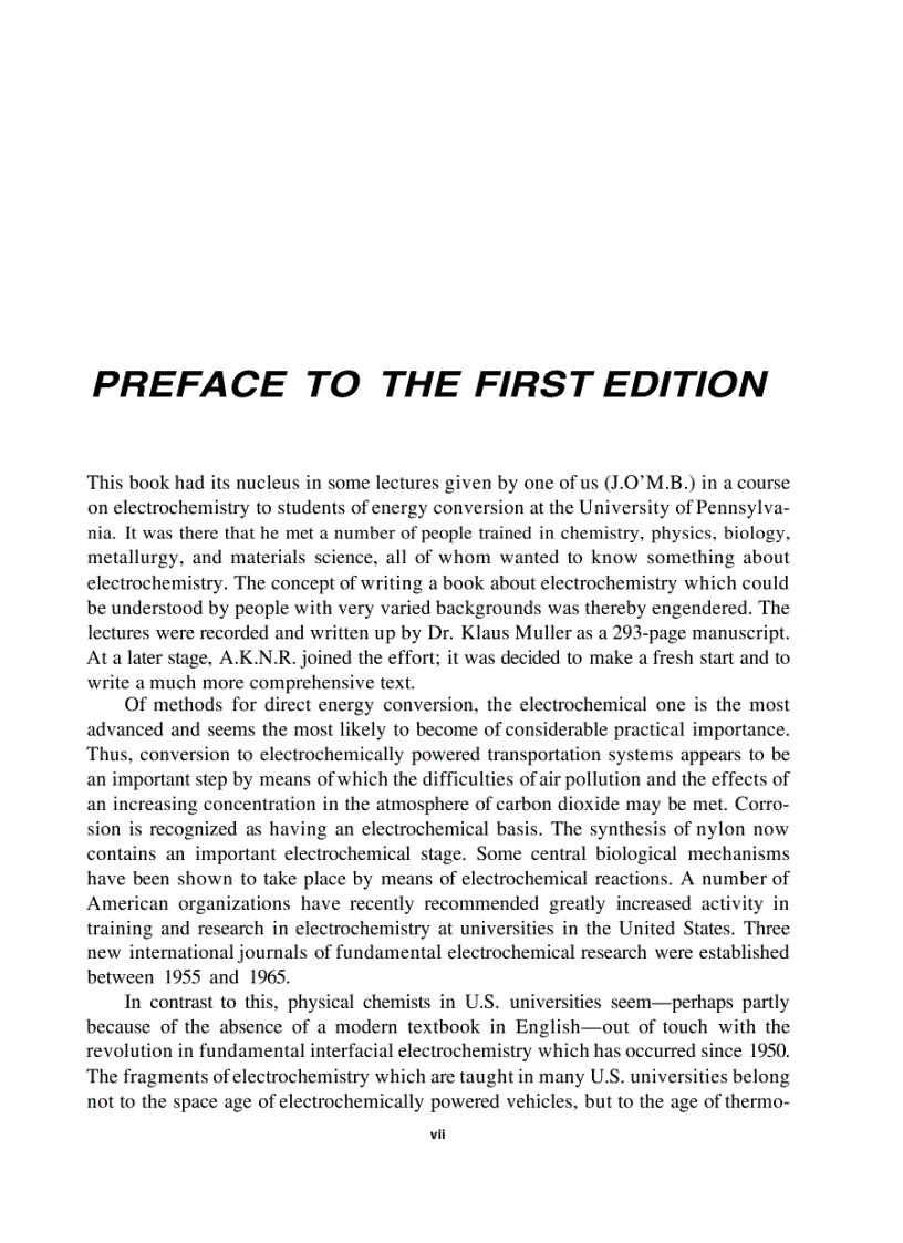 image for page Modern Electrochemistry 2A Fundamentals of Electrodics