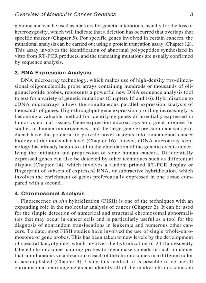 image for page Molecular Analysis Of Cancer