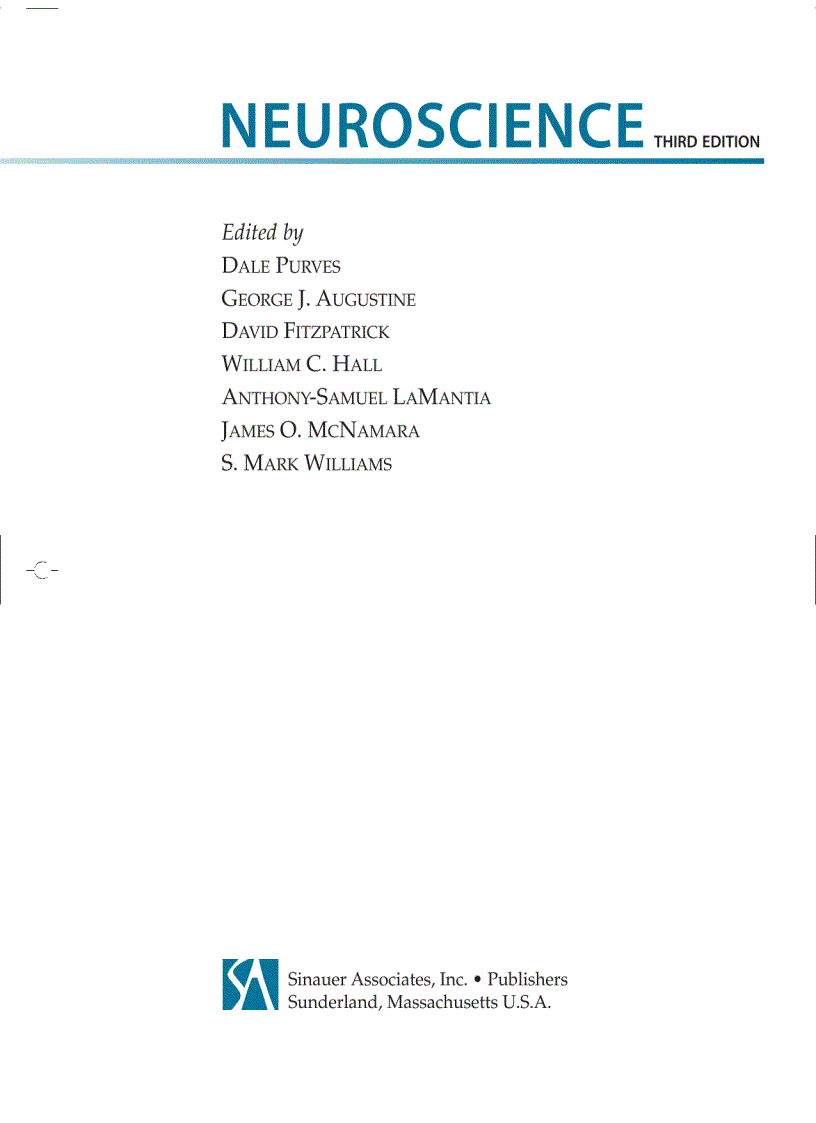 image for page Neuroscience 3ed