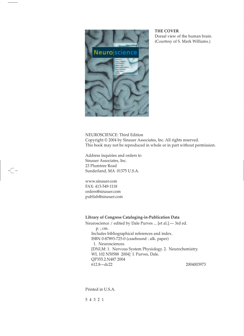 image for page Neuroscience 3ed