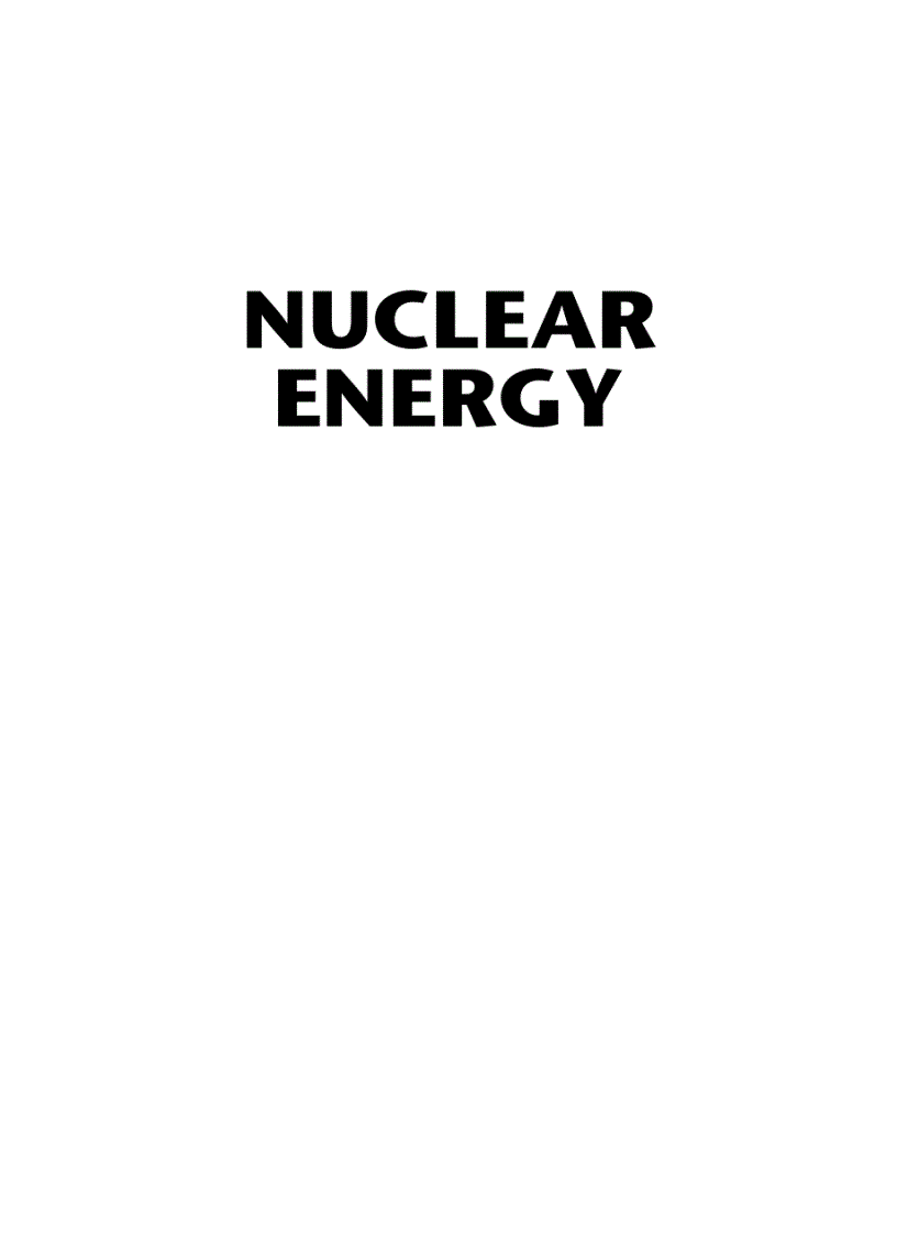 image for page Nuclear Energy Principles Practices and Prospects