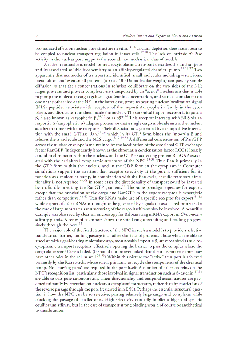 image for page Nuclear Import and Export in Plants and Animals