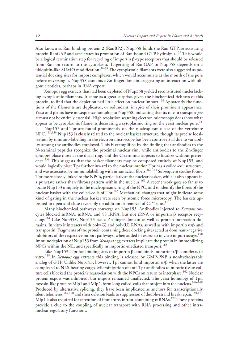 image for page Nuclear Import and Export in Plants and Animals