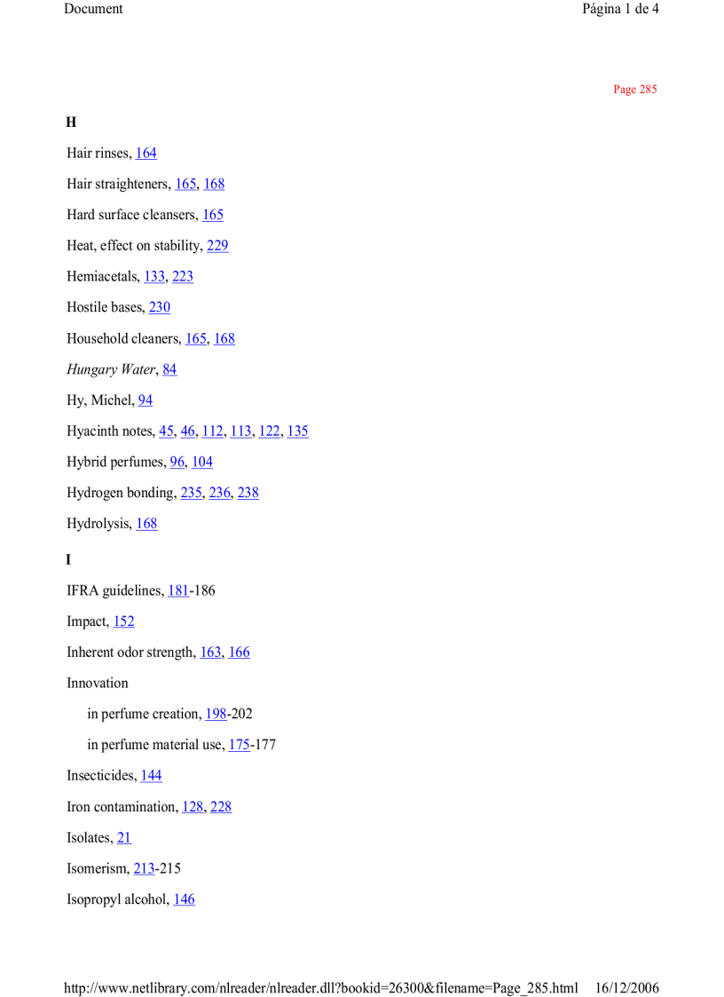 image for page Perfumery Practice and Principles