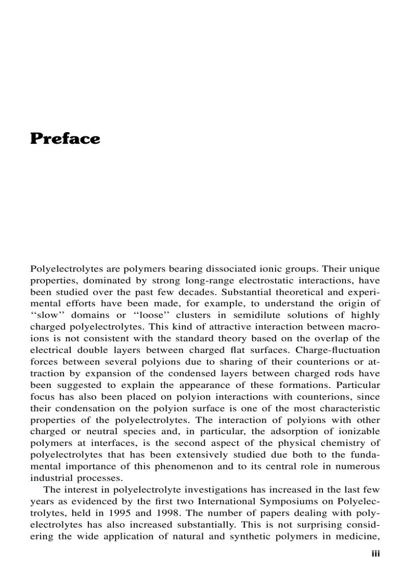 image for page Physical Chemistry of Polyelectrolytes