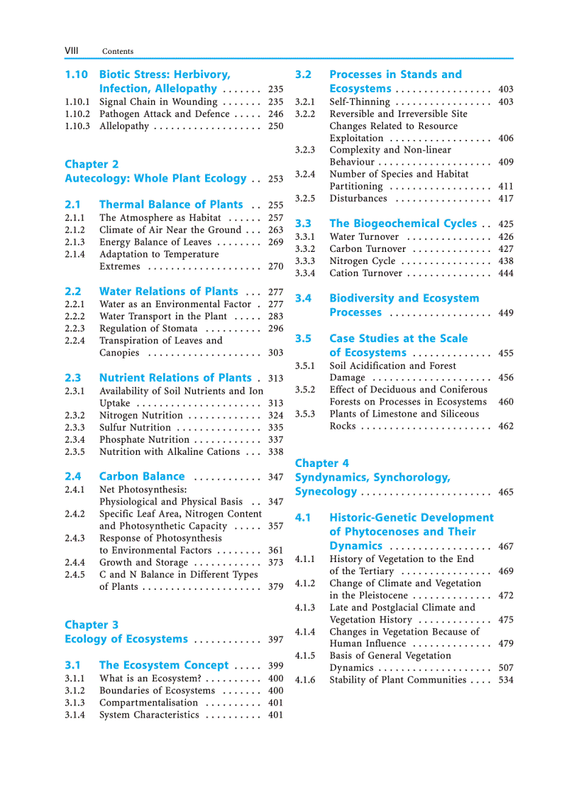 image for page Plant Ecology