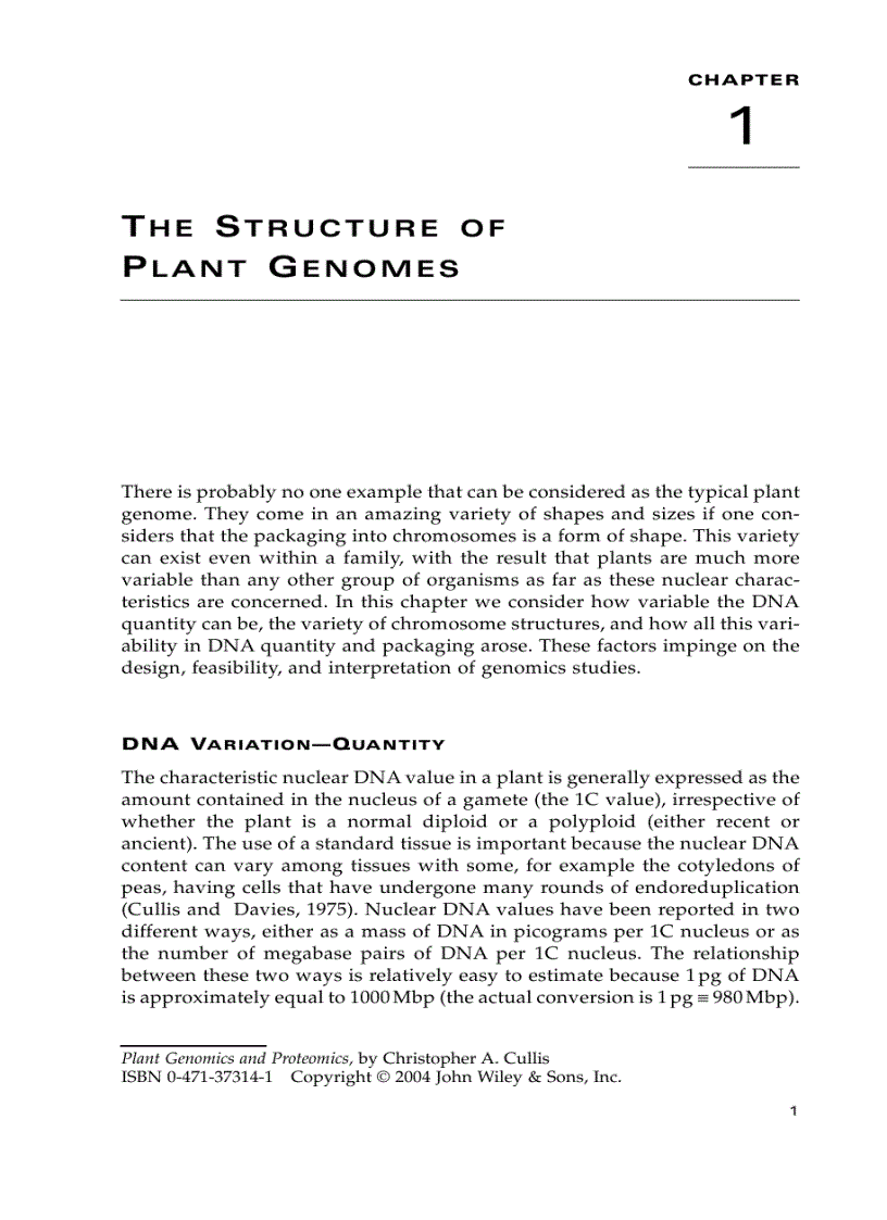 image for page Plant Genomics and Proteomics