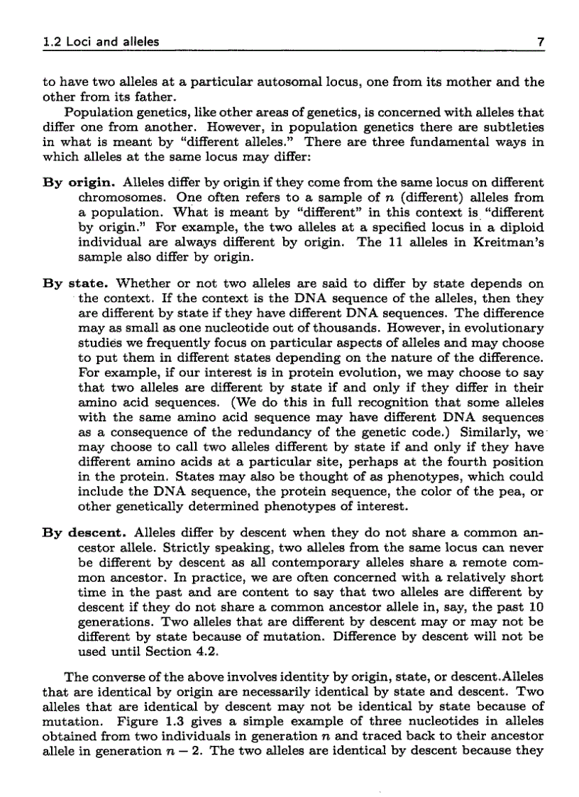 image for page Population Genetics A Concise Guide