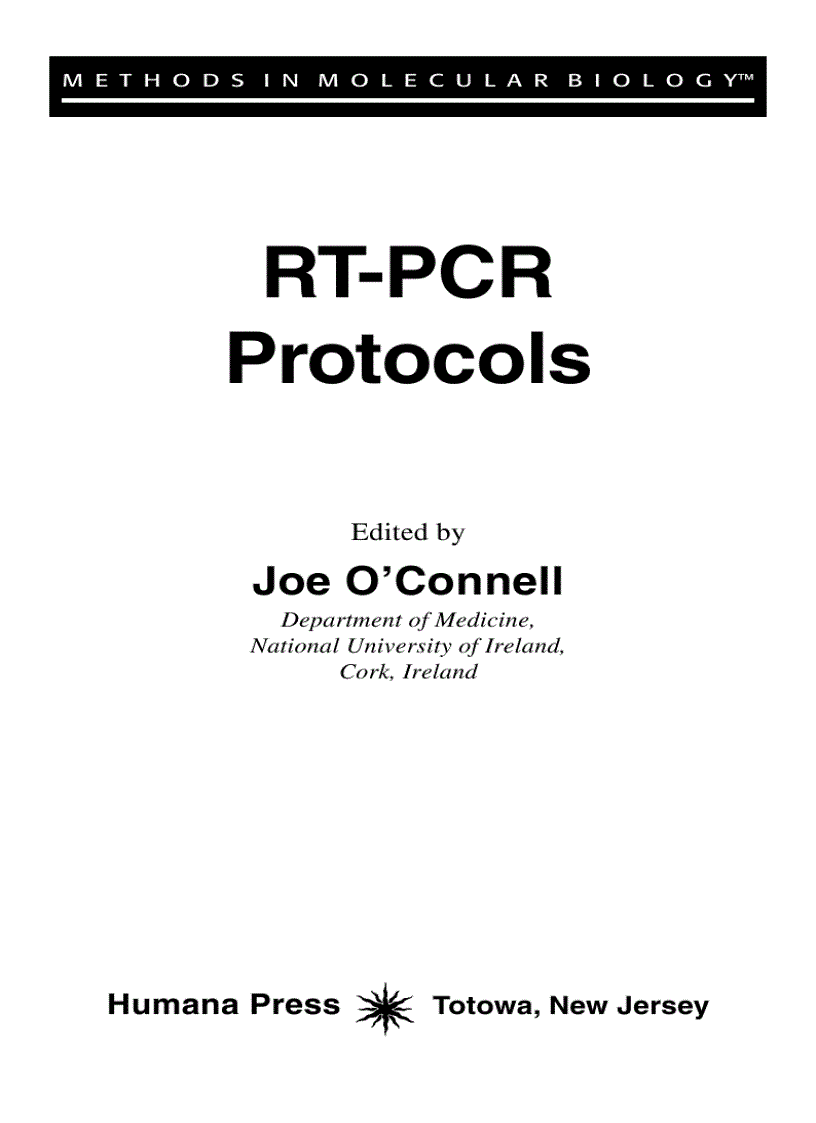 image for page Rt Pcr Protocols