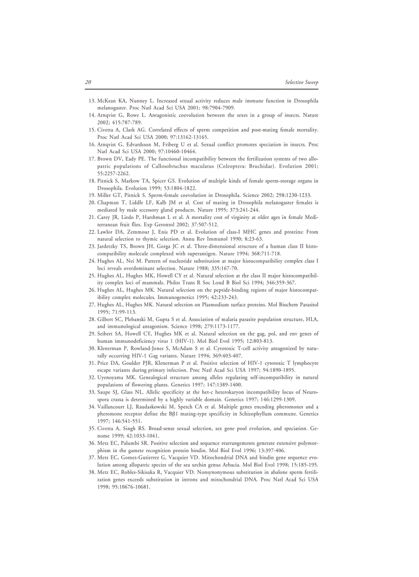 image for page Selective Sweep