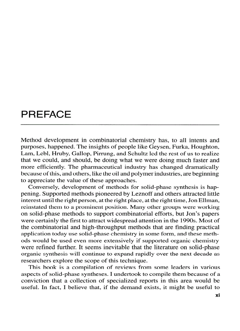 image for page Solid Phase Organic Synthesis
