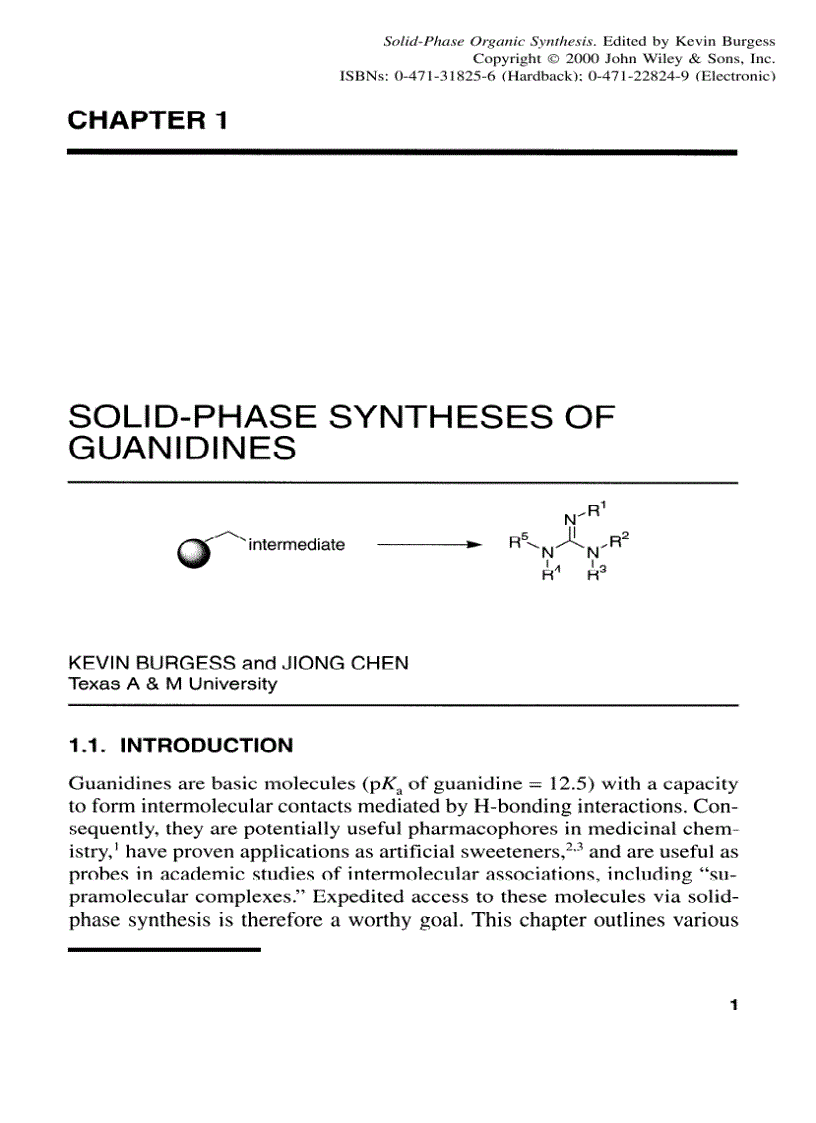 image for page Solid Phase Organic Synthesis