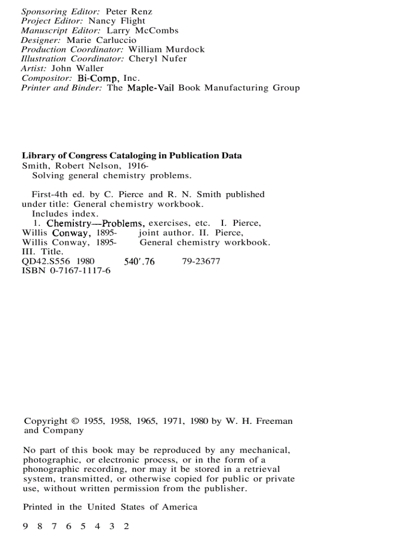 image for page Solving General Chemistry Problems 5th ED