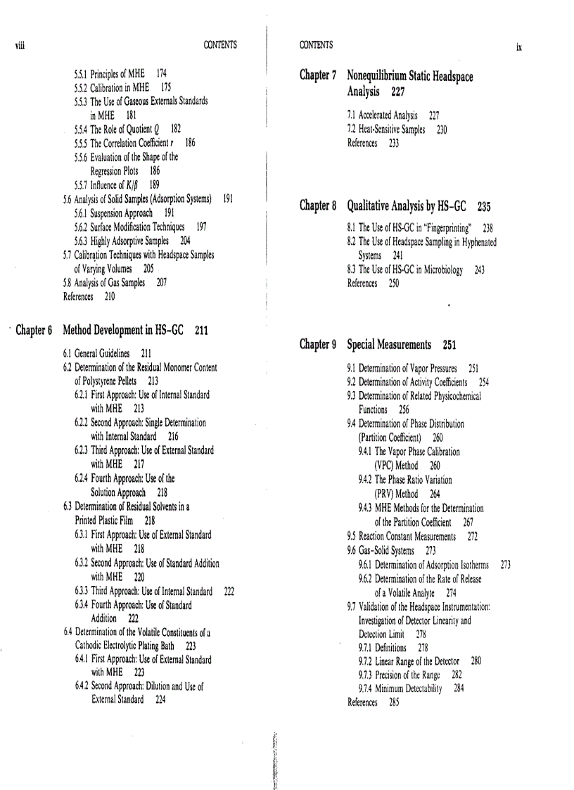 image for page Static Headspace Gas Chromatography Theory and Practice