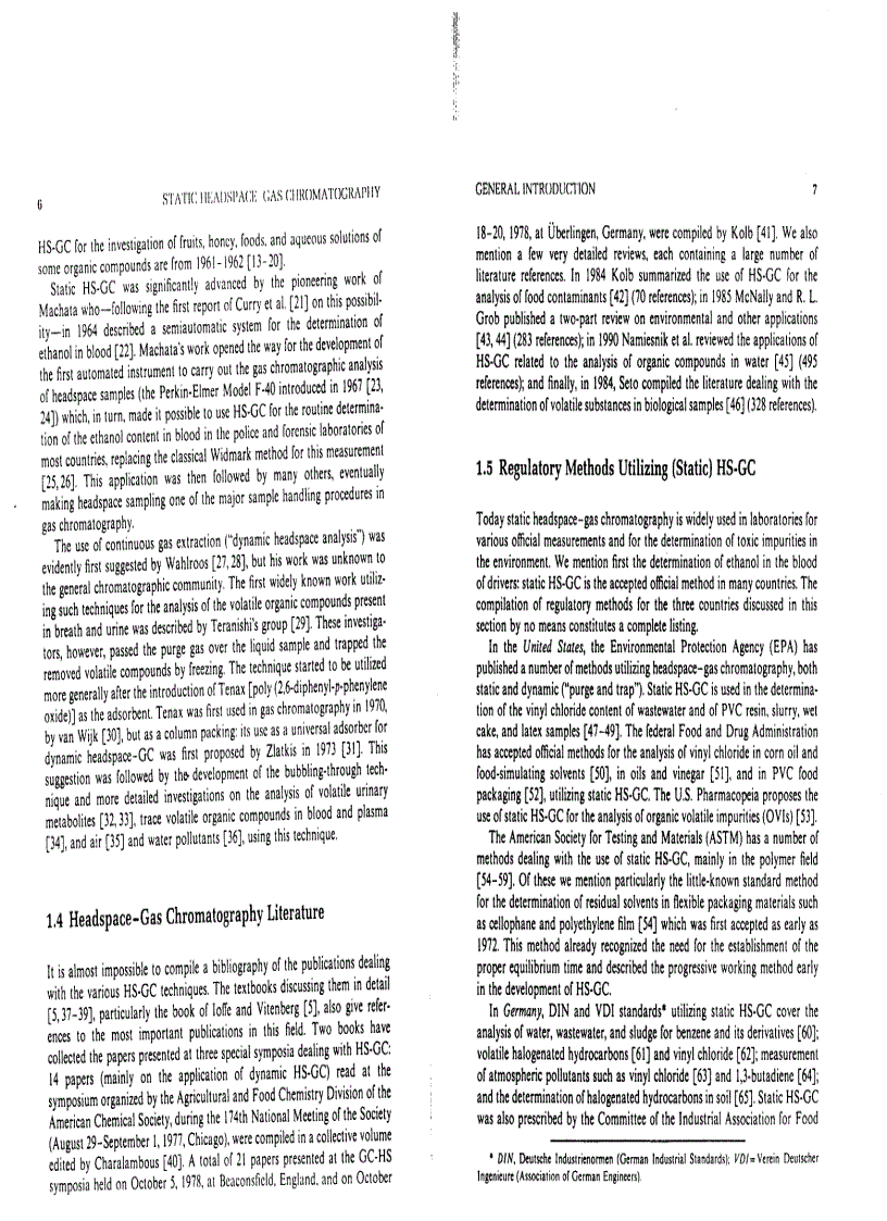 image for page Static Headspace Gas Chromatography Theory and Practice