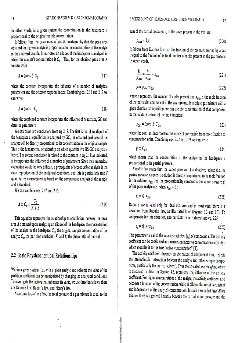 image for page Static Headspace Gas Chromatography Theory and Practice