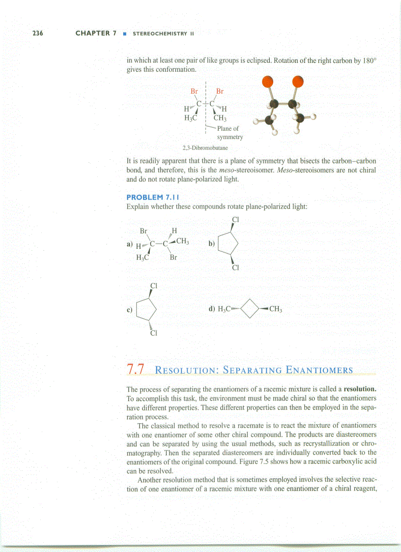 image for page Stereochemistry II Chapter 07