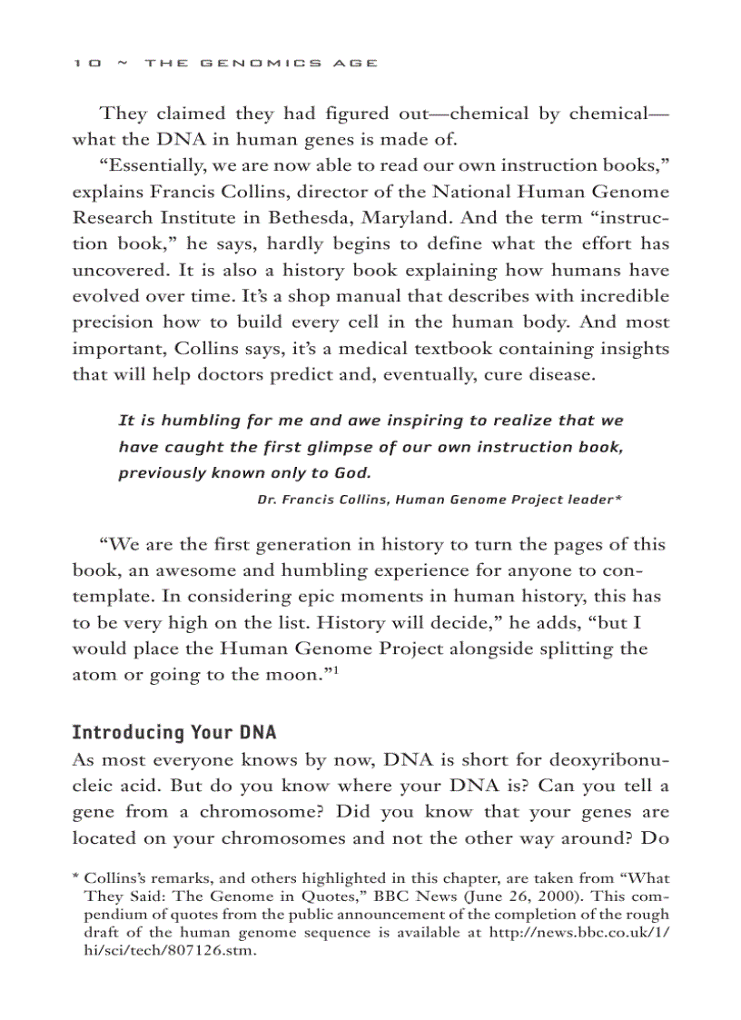 image for page The Genomics Age How DNA Technology Is Transforming the Way We Live and Who We Are