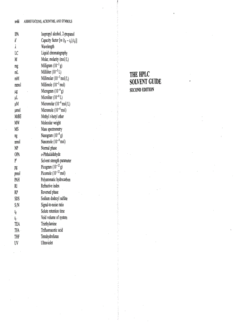 image for page The HPLC Solvent Guide 2nd Edition