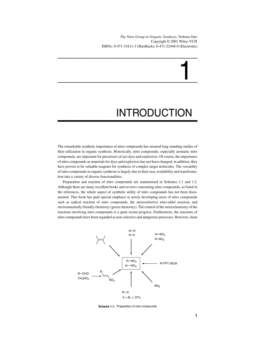 image for page The Nitro Group in Organic Synthesis