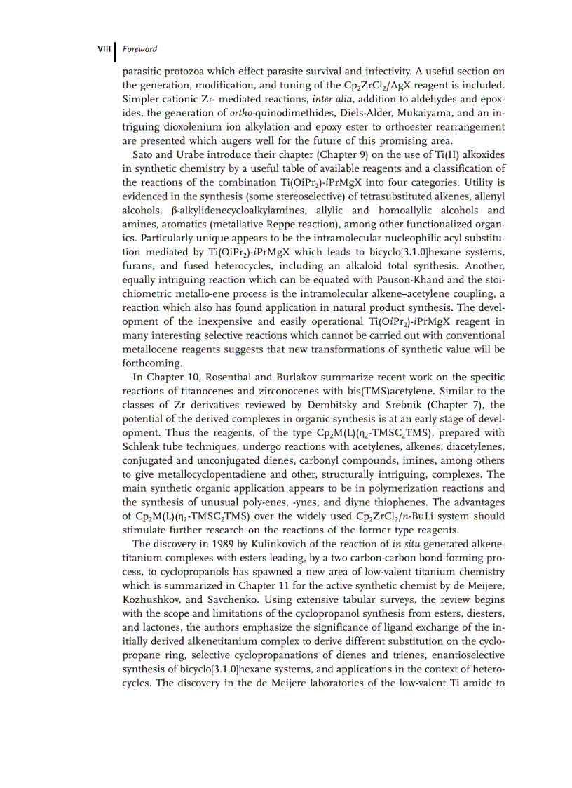 image for page Titanium And Zirconium In Organic Chemistry