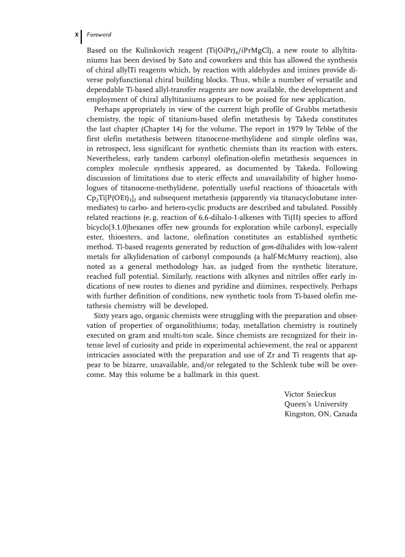 image for page Titanium And Zirconium In Organic Chemistry