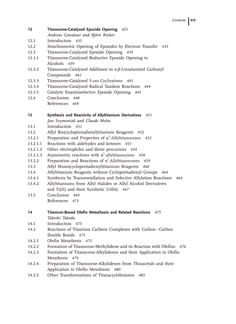 image for page Titanium And Zirconium In Organic Chemistry