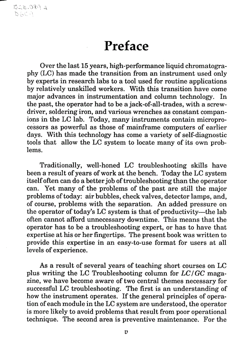 image for page Troubleshooting Lc Systems A Comprehensive Approach To Troubleshooting Lc Equipment and Separations