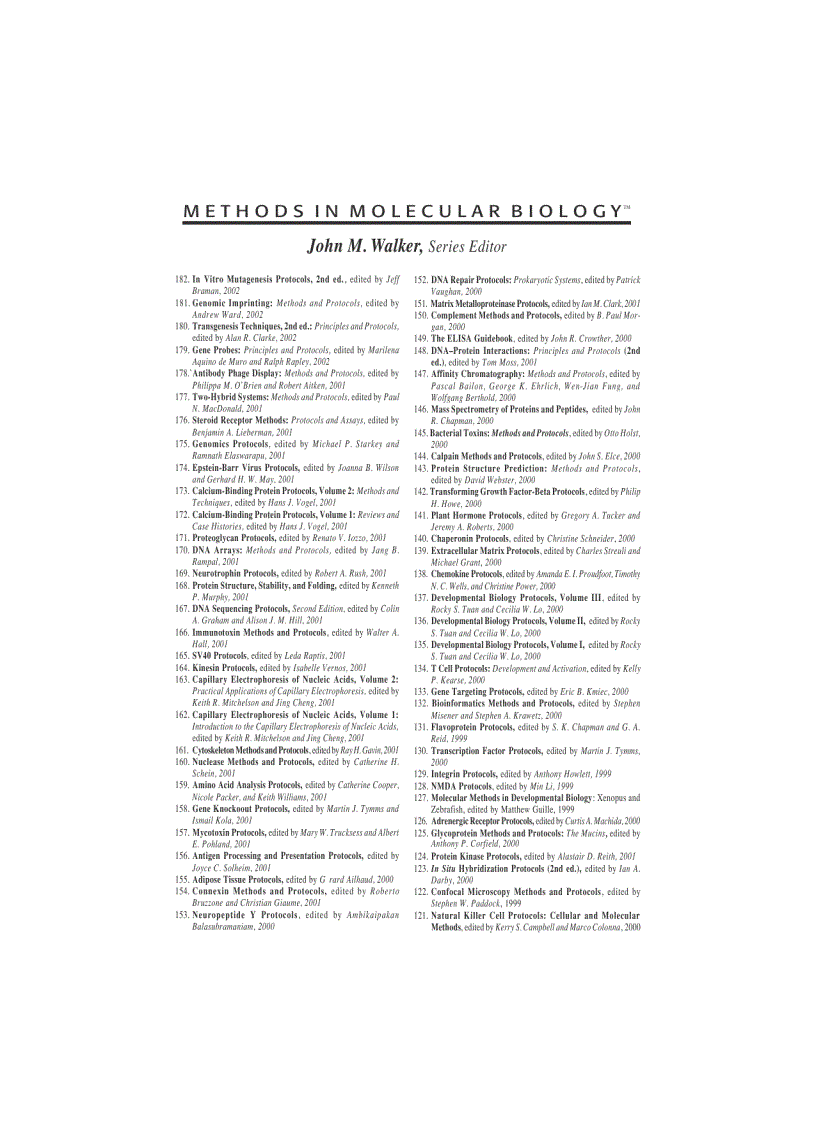 Two Hybrid Systems Methods and Protocols