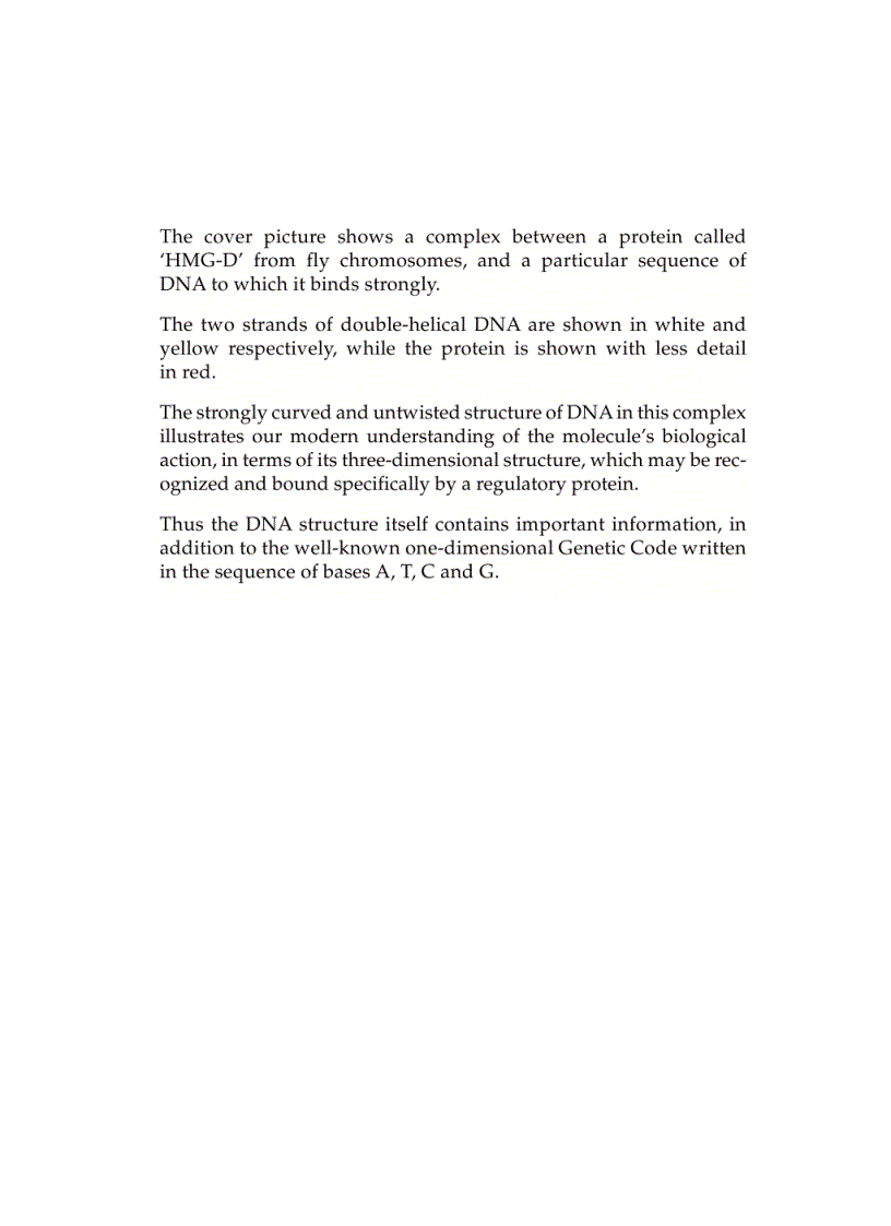 image for page Understanding DNA The Molecule and How It Works 3rd ed