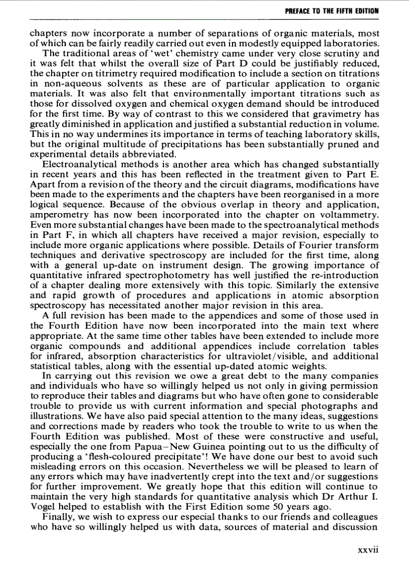 image for page Vogel s TEXTBOOK OF QUANTITATIVE CHEMICAL ANALYSIS 5th ed