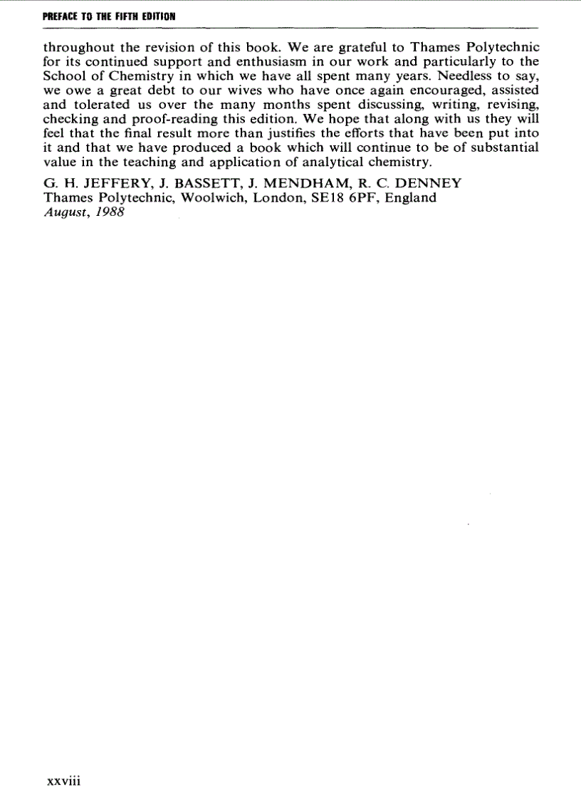 image for page Vogel s TEXTBOOK OF QUANTITATIVE CHEMICAL ANALYSIS 5th ed