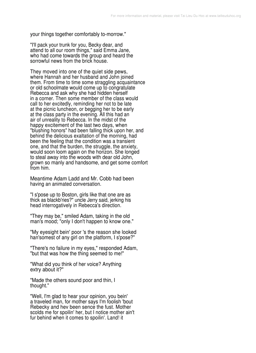 image for page Rebecca Of Sunnybrook Farm