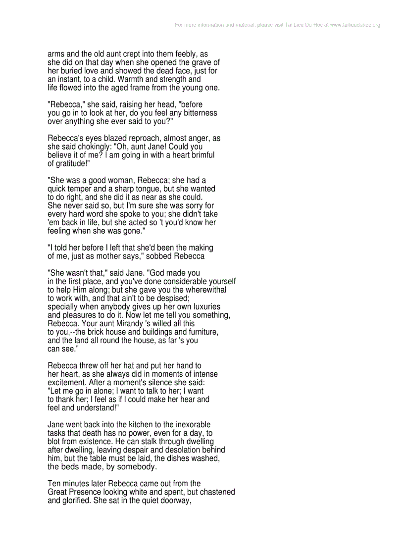 image for page Rebecca Of Sunnybrook Farm