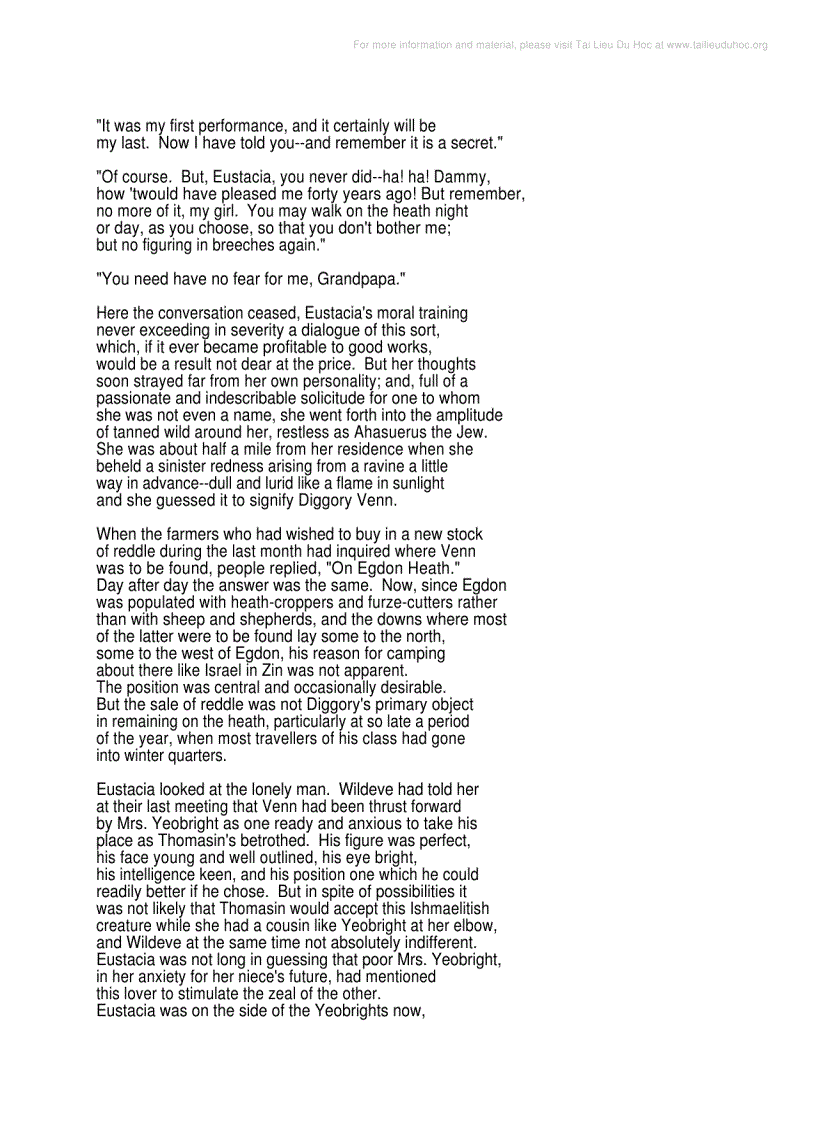 image for page Return of the Native by Thomas Hardy