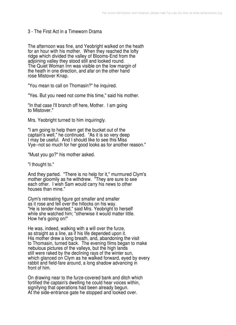 image for page Return of the Native by Thomas Hardy