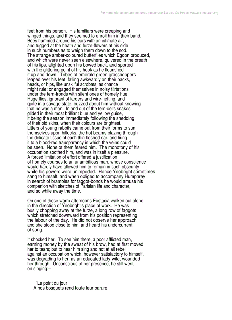 image for page Return of the Native by Thomas Hardy