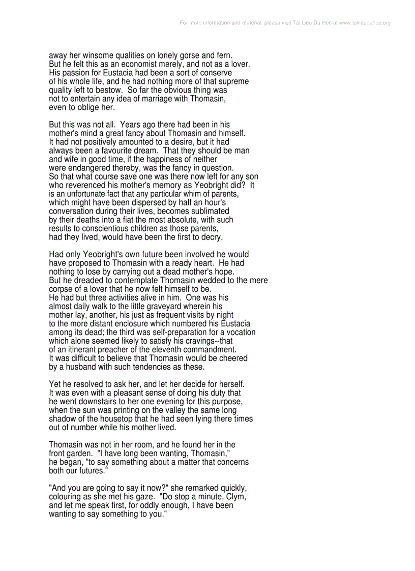 image for page Return of the Native by Thomas Hardy