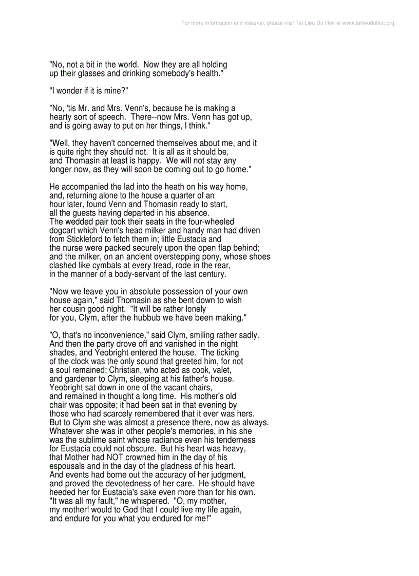 image for page Return of the Native by Thomas Hardy