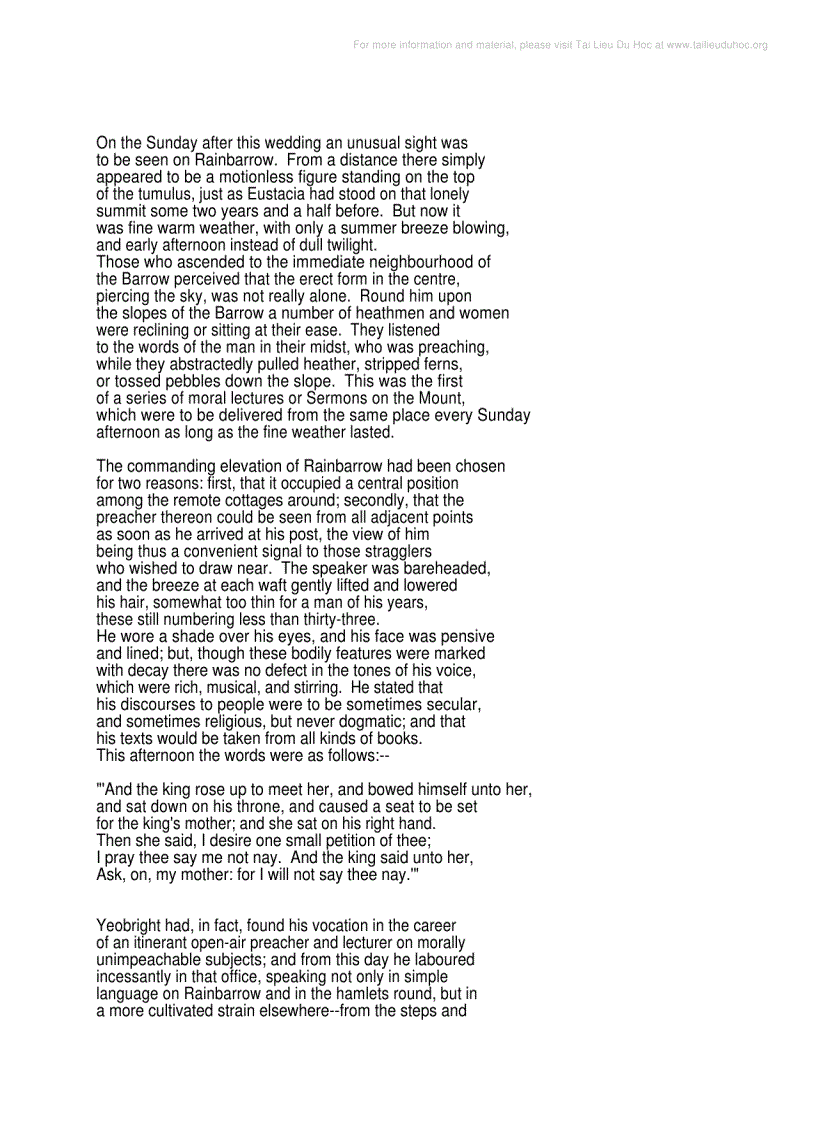 image for page Return of the Native by Thomas Hardy