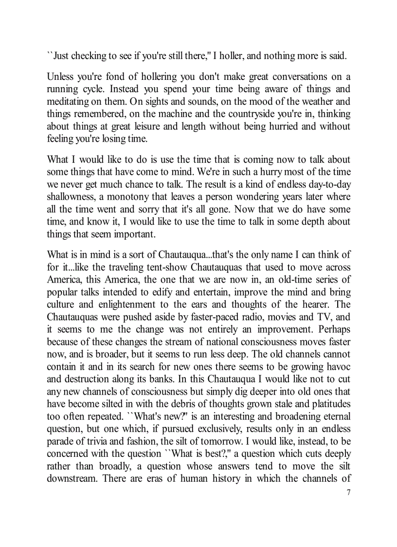 image for page Zen and the Art of Motorcycle Maintenance An Inquiry Into Values